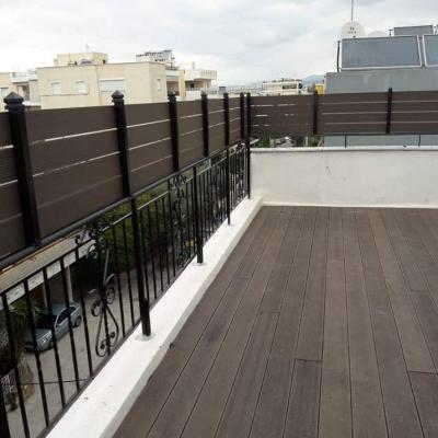 Συνθετική Περίφραξη & Δάπεδο Deck WPC σε οικία στο Χαλάνδρι